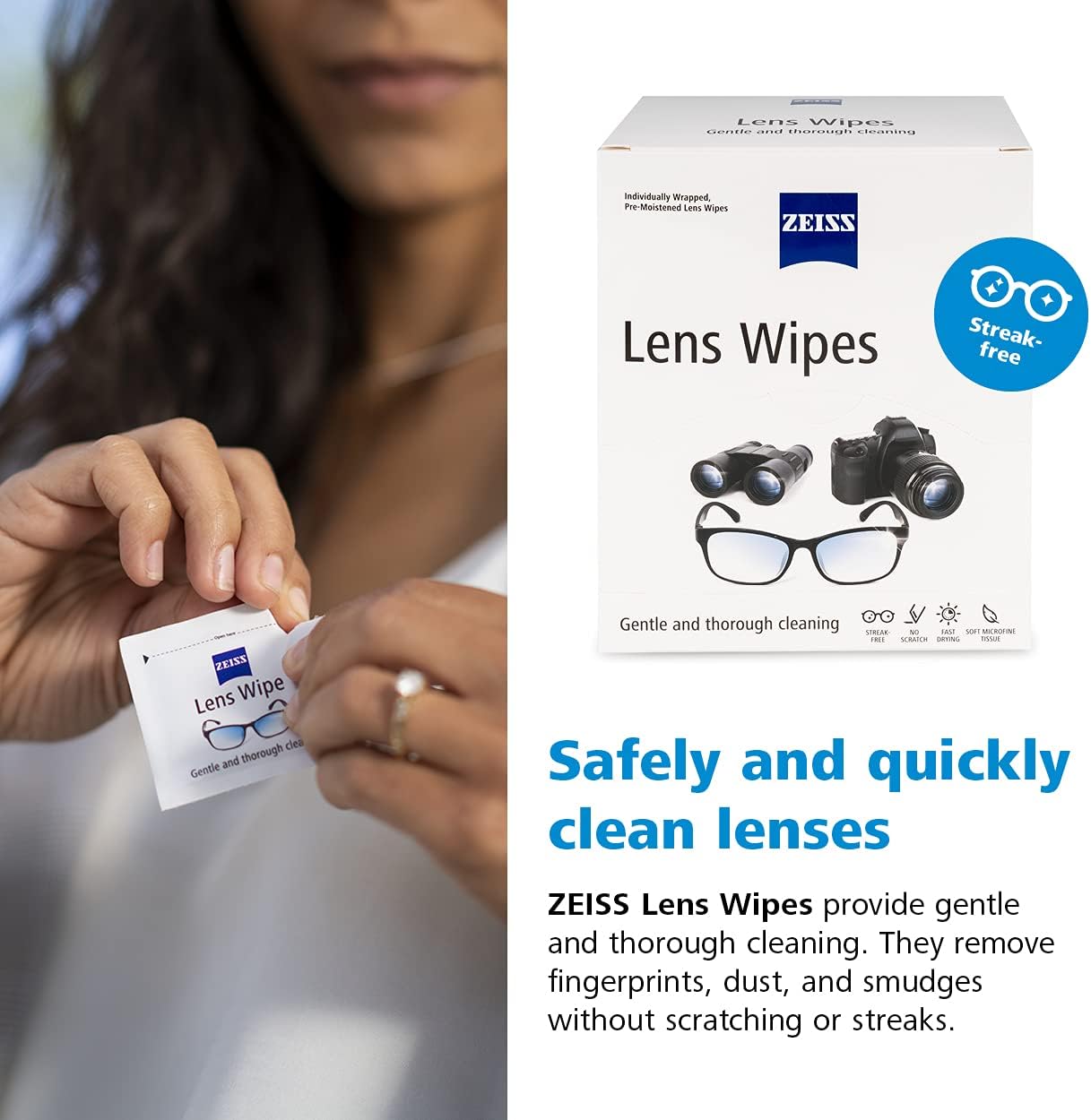 Zeiss Lens Wipes 200 pack