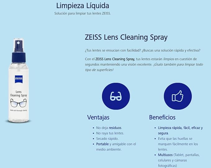 Solucion Lens Cleaning Spray
