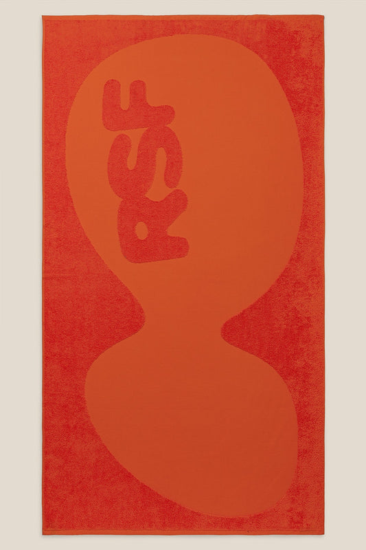 Toalla naranja